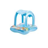 Shoplandu Şişme Gölgelikli Bebe Flotörü Bebek Simiti Baby Float Bebek Simidi 0-3 Yaş