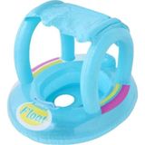 Shoplandu Şişme Gölgelikli Bebe Flotörü Bebek Simiti Baby Float Oturaklı Bebek Simidi