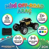 Shoplandu Uzaktan Kumandalı Off-Road Mini Jeep Araba Yarım Fonksiyon Mavi Yeşil Sarı - Mavi - Sarı
