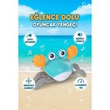 Shoplandu Yengeç Emekleme Oyuncağı Hız Sensör Fonksiyonlu (Şarj Edilebilir) - Yeşil - Turkuaz