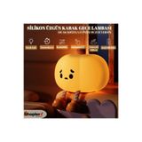 Shoplero Silikon Üzgün Kabak Gece Lambası