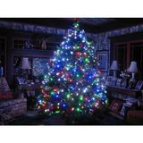 Shoplet 10 Metre Fişli Rgb LED Işık Noel Yılbaşı Ağacı Işığı LED Ampül Çam Ağacı Balkon Merdiven Salon Yada Oda Süslemelerinde Kullanıma Uygun 220V Prizden Enerjisini Alır