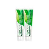 Shoplet Aloe Vera ile 3 Etkili Diş Macunu Florür ve Sls Içermeyen Doğal Beyazlık , 100 ml x 2 Adet