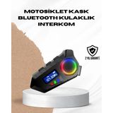 Shoplet Buğz Bluetooth 5.4 Interkom IP65 Toz ve Su Geçirmez LED Göstergeli