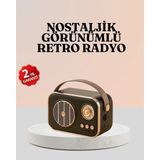 Shoplet Buğz Bluetooth’lu Retro Radyo – Fm Destekli Nostaljik Hoparlör