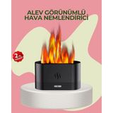 Shoplet Buğz Kumandalı Alev Görünümlü LED Hava Nemlendirici Buhar Makinesi