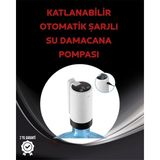 Shoplet Buğz Otomatik Şarjlı Damacana Pompası Ev Ofis Kamp Kullanım
