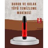 Shoplet Buğz Raks Leo Burun Kulak Tüy Alma Makinesi 45 Dk Şarj Süreli Kırmızı