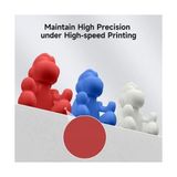 Shoplet Creality Resmi 3D Yazıcı Filamenti, Hyper Pla Yüksek Hızlı Filament, 1,75 mm 3D Baskı Filamenti, Yüksek Hızlı Baskı Için, Ölçü Hassasiyeti +/-0,02 Mm, 1 Kg/makara - Siyah