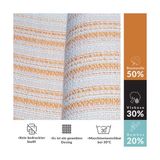 Shoplet Kanepe, Koltuk ve Yatak Örtüsü - 240X260 cm - Bambuviskon Kumaş - Nefes Alır ve Yakmaz - Oturma Odası ve Yatak Odası Dekorasyonu - Hafif Yazlık Battaniye - Turuncu - 10 x 10 cm