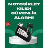 Shoplet Motosiklet Scooter Bisiklet Tekerlek Disk Kilidi Alarmlı Güvenlik