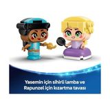 Shoplet Princess Mini Yasemin ve Rapunzel 43303 – 5 Yaş ve Üzeri Çocuklar Için Karakterlerin Sihirli Lamba ve Tava Aksesuarlarını Içeren Yaratıcı Oyuncak Yapım Seti, Hediye Fikri (59 Parça)