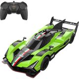 Shoplet Rastar 1:24 Lamborghini SC63 Lmdh Uzaktan Kumandalı Araba: Detaylı Kokpit ve Gövde Kanatlı Ikonik Yarış Yeşili Renkli 20.8 cm Orijinal Hiper Araba