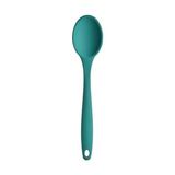 Shoplet Silikon Servis ve Yemek Hazırlama Kaşığı, Yumuşak Uç, Komple Silikon, 27 Cm, Yeşil Kaşık, Yanmaz Yapışmaz, Tencere Çizmez, 1 Adet - 0,5 x 7 cm
