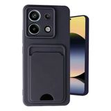 Shoplet Xiaomi Redmi Note 13 Pro 5G Kılıf Kelvin Kartvizitli Silikon - Siyah