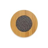 Shoplet Yuvarlak Bambu Nihale – Metal Fileli, Isıya Dayanıklı Tencere ve Çaydanlık Altlığı (16,5 x 16,5 Cm)