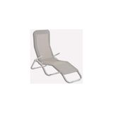 Shopmekan Katlanabilir Gri Şezlong 136 x 61 x 102 cm