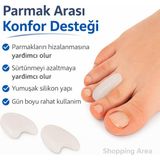 Shopping Area Adiva Silikon Parmak Ayırıcı 2'li L-Xl (41-46) - S-M Ayak No: 35-40