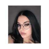 Shoptikk Mavi Işık Filtreli Numarasız Cat Eye Gözlük