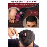 Shopura 0.5 mm Titanyum Dermaroller, 540 İğneli Saç ve Cilt Bakım Rollerı