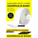 Shopura Su Sızdırmaz Bant Lavabo Küvet Tezgah Lavoba Kenar Bandı Banyo Mutfak Sızdırmazlık Bandı