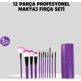 Shopwave 12’li Profesyonel Makyaj Fırça Seti Ultra Yumuşak Sentetik Kıllı