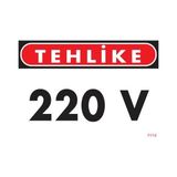 Shopwave 220 V Teklike Uyarı Levhası 25X35 KOD:1114