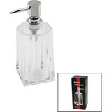 Shopwave 280ML - Uzun Şeffaf - Mika Kristal Sıvı Sabunluk (5047) - Çok Renkli