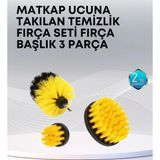 Shopwave 3’lü Matkap Ucu Temizlik Fırçası Seti Çok Amaçlı