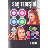 Shopwave 4 Renk Geçici Saç Tebeşir Seti