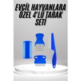 Shopwave 4'lü Bit Evcil Hayvan Tarak Seti Kedi Köpek Bit Tarak Seti Pire Tarağı