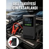 Shopwave 4’ü 1 Arada Jump Starter Hava Kompresörü LED Fener Yeni Nesil