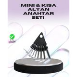 Shopwave 9 Parça Alyan Anahtar Seti Farklı Metrik Ölçü Pratik Taşıma