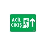 Shopwave Acil Çıkış Uyarı Levhası 17,5X25 KOD:943