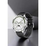 Shopwave Akıllı Saat Metal Kordonlu Gps Nfc Uyumlu Arama Cevaplayan - 00-Siyah - Beyaz - 35 - 48 mm