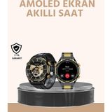 Shopwave Amoled Ekran Akıllı Saat Uyku Nabız Adım Ölçer Su Geçirmez - 00-Siyah - Beyaz - 35 - 48 mm