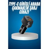 Shopwave Araç İçi Hızlı Şarj Soketi 38W Oto Çakmaklık Type-C Araba Çakmaklık