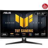 Shopwave Asus Tuf Gamıng VG32VQM5B 31,5" 0,5ms, 250Hz, Fullhd Curved, Dp, 2xhdmı, Va Panel, 1500R, Display Widget Center, Gamıng Monitör