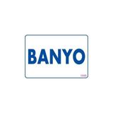 Shopwave Banyo Uyarı Levhası 17,5X25 KOD:1688