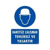 Shopwave Baret Giy Uyarı Levhası 25X35 Kod:24