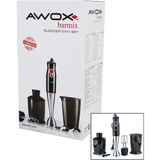 Shopwave Barmix 3in1 Blender Seti Çelik 2li Mikser Çelik Rondo Bıçak Çelik 4 Kanatlı Bıçak 1000W (5047) - Çok Renkli