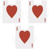 Shopwave Beistle Kırmızı/beyaz, Casino Parti Malzemeleri, Cadılar Bayramı Tiyatro Kostümleri, Fantasy Mag - 0-Kahverengi - 0,60 x 19 x 29 cm