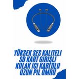 Shopwave Bluetooth Kulaklık 120 Saat Kullanım Süresi Boyun Askılı Bluetooth Kablosuz Kulaklık - Çok Renkli
