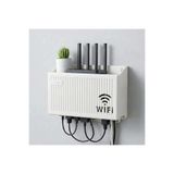 shopwave BRK Duvar Tipi Wi-Fi Modem Saklama Kutusu(Beyaz) – Kablo Düzenleyici Router Raf Organizer (5047)