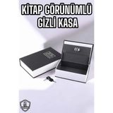 shopwave Büyük Boy Anahtarlı Kitap Görünümlü Gizli Kasa Çelik Kasa Altın Kasası