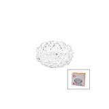 shopwave BÜYÜK CAM - DIAMOND KRİSTAL ŞEKİL YUVARLAK KÜLLÜK ÇAP: 12.8CM - D: 5.2CM (5047)