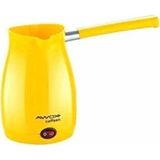 Shopwave CAFFEEN SARI ELEKTRİKLİ CEZVE TÜRK KAHVESİ MAKİNESİ PLASTİK ÇİFT AĞIZ 0.4LT - 5 FİNCAN 10
