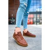 Shopwave CH157 - Ckt Retro Erkek Ayakkabı Taba - Altın Karışık Sim