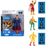 Shopwave Dc Comics 10 cm Superman 3 Gizem Aksesuarlı Aksiyon Figürü, Macera (Asorti) - (ClearEyelets)Black-RadiantOrchid
