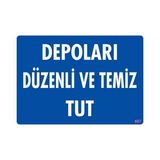 Shopwave Depolama Uyarı Levhası 25X35 KOD:607